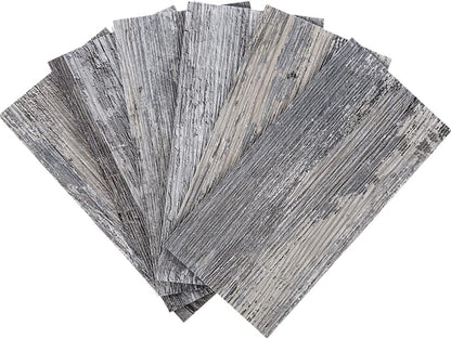 Art3d 102-Pack Peel and Stick Backsplash, Stick on Subway Tile, Wood Plank | 3 x 6 in, PVC, Self Adhesive, Waterproof, Traceless Peel, Modular Splicing, Ideal for Vanities, Bathrooms