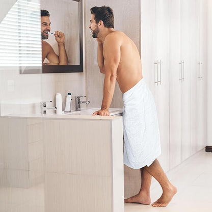 Commercial Bulk Pack of 12 Bath Towels – 100% Cotton Terry 24" x 48" – Ideal for Hotels, Salons, Gyms, Spas & Institutional Use – White