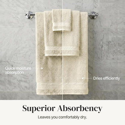 Modern Threads 4-Pack SpunLoft Bath Sheet Sand 35x66