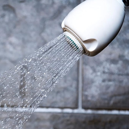 Niagara Conservation N2915N Earth Spa 3-Spray with 1.5 GPM 2.7-in. Wall Mount Adjustable Fixed Shower Head in White, 1-Pack | Bathroom Shower Head Sprayer with Pressure Compensation Technology