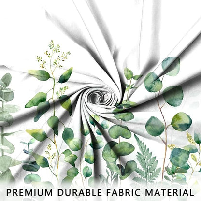 Botanical Shower Curtain, Green Eucalyptus Leaf Plants Bathroom Curtains Rustic Shower Curtains for Bathtub Decor Machine Washable Waterproof Fabric with 12 Hooks, 96''Lx72''W (GCI-10304)