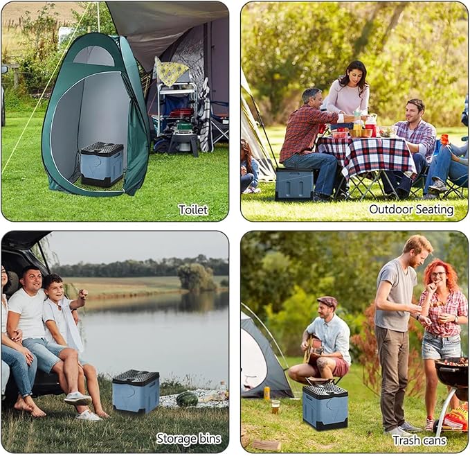 Portable Toilet for Camping, Car, Travel, Outdoor, Hiking, Backpack, Trips, Tent, Boat, Beach, Traffic Jam, Home - Compact, Lightweight, and Durable for Child Adults
