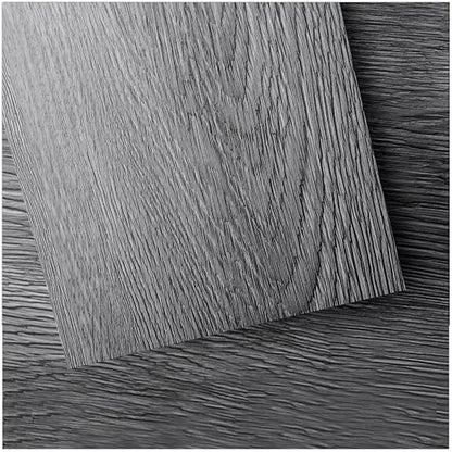 Art3d 36-Pack Wood Texture Peel and Stick Vinyl Flooring Tiles, Deep Gray | 18 & 54 sq.ft Options, Rigid Surface Hard Core, Waterproof, Self-Adhesive, Impact Resistant, Fit Indoor Household Spaces