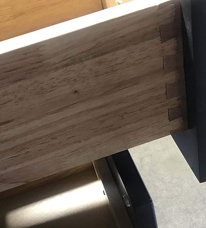 Carbon Metallic Solid Wood Single Bathroom Vanity Base Cabinet 30" W x 21" D x 32" H (Right Drawers)