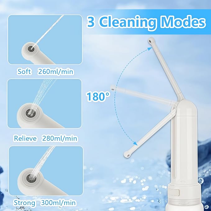 Joyzan Portable Bidet for Travel,320ML Electric Rechargeable Bidet Handheld | Waterproof Pocket Toilet Bottle Sprayer 3 Modes Cordless Personal Hygiene Postpartum Care Camping Women Men Baby Cleaning