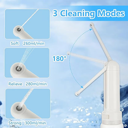 Joyzan Portable Bidet for Travel,320ML Electric Rechargeable Bidet Handheld | Waterproof Pocket Toilet Bottle Sprayer 3 Modes Cordless Personal Hygiene Postpartum Care Camping Women Men Baby Cleaning