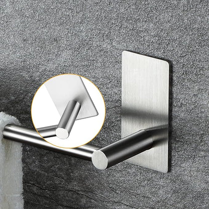 Taozun Towel Bar - 2 Packs Adhesive Hooks | 32 Inch Towel Holder, Hand Towel Rack Stick on Wall, Stainless Steel Bathroom Hardware Accessory Kit