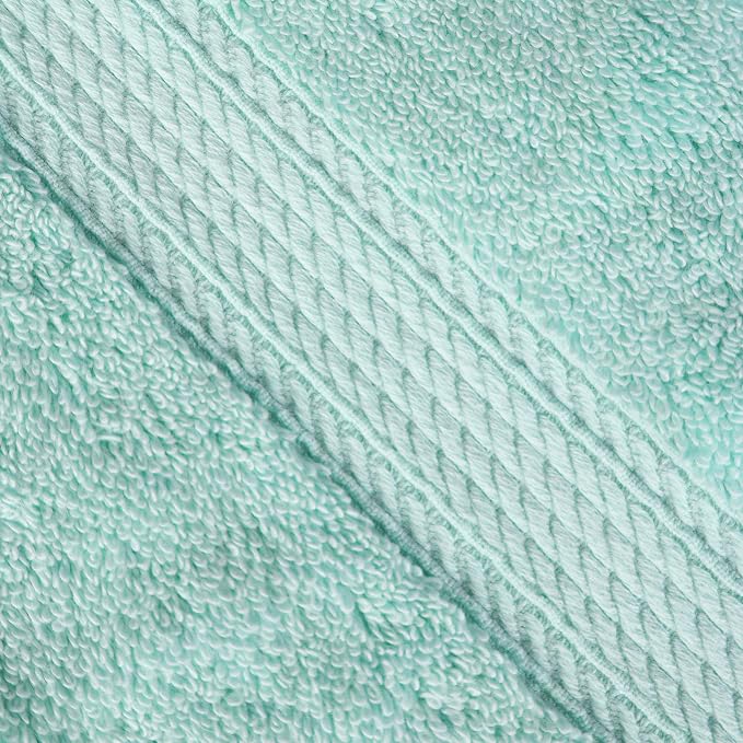 Superior Egyptian Cotton 800 GSM Plush & Absorbent, 9 Piece Set, Sea Foam | Quick Dry, Soft Luxury Towel Set, Bath Essentials, Guest Bath, Spa, 3 Bath, 3 Hand, 3 Face Towel, Madeline Towels