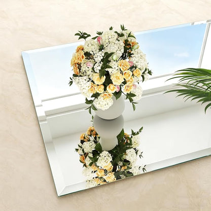 24x32 Inch Bathroom Mirrors for Over Sink, Frameless Mirrors for Wall | Beveled Bathroom Mirror, Bathroom Vanity Mirror for Bedroom Living Room Entryway Home Decor