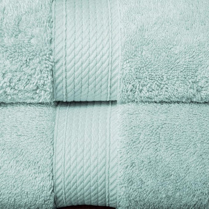 SUPERIOR Egyptian Cotton Ultra Plush & Absorbent, 10 Piece Set, Sea Foam | Quick Dry, Soft Luxury Towel Set, Bath Essentials, Guest Bath, Spa, 2 Bath, 4 Hand, 4 Face Towels, Madeline Towels