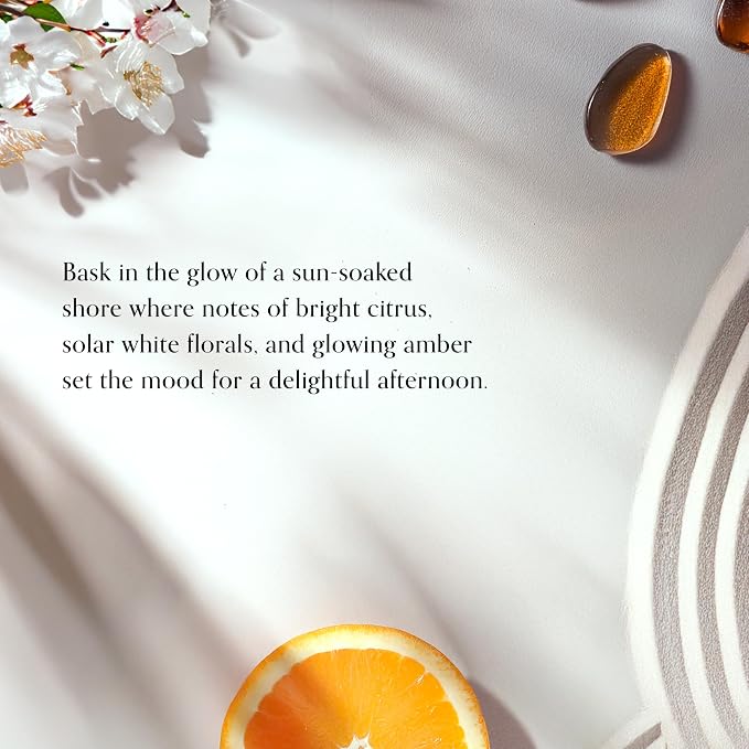 Chesapeake Bay, 11oz Salted Sands Scented Candle, Mood Evoking Fragrance, Textured Sea Glass-Inspired Jar, Premium Soy Blend Wax with Essential Oils, Coastal Fragrance for Home Décor or Gifting