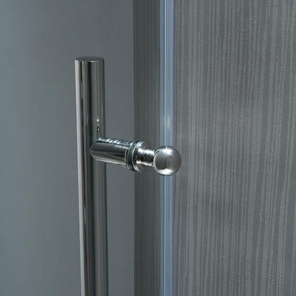 WOODBRIDGE MBSDC6062-C Frameless Sliding Glass Tub Door | 56"-60"W x 62"H | Chrome Finish