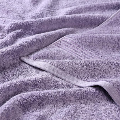 Superior Egyptian Cotton Bath Towel Set, Home Bathroom Towels, Master, Guest Bath, Decor Essentials, Quick Dry, Absorbent, Large Body Towels, Spa, Hotel, Resort, Adult, Kids, Set of 2, Royal Purple