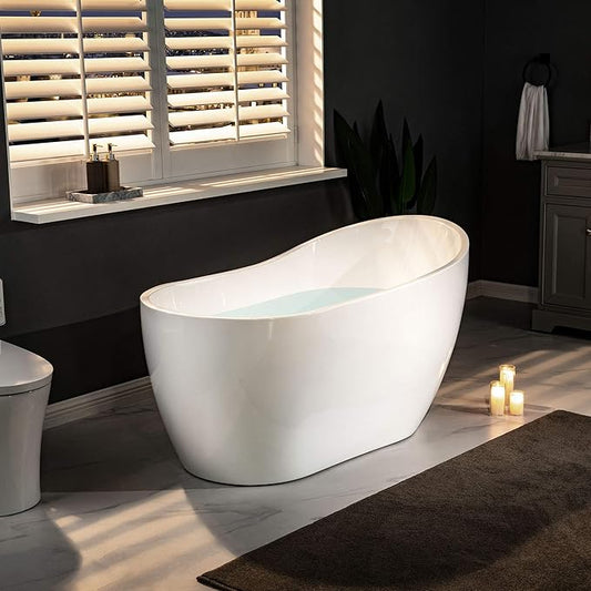WOODBRIDGE B0006-C-Drain&O Bathtub, Chrome