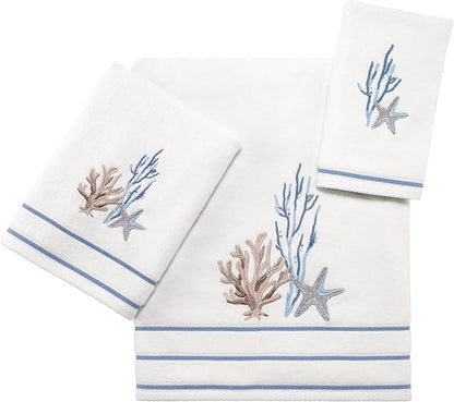 Avanti Linens - Bath Towel, Soft & Absorbent Cotton Towel (Abstract Coastal Collection)