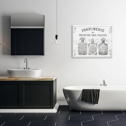 Stupell Industries Vintage French Perfumery, 30 x 40 Inch Canvas Wall Art | Stupell Industries · By Lettered and Lined · Ready to hang · Elegant French country charm for bathroom or hallway