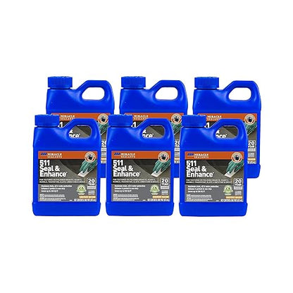 Miracle Sealants 511 Seal & Enhance Premium Enhancing Sealer for Stone & Tile, Pint, 6 Pack