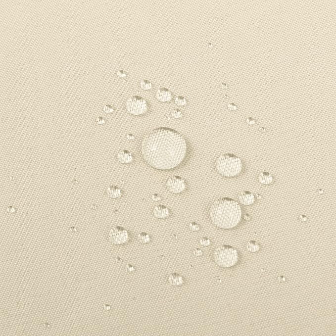 ALYVIA SPRING Waterproof Fabric Shower Curtain or Liner White/Cream, 72x72 | 3 Magnets, Soft Cloth & Hotel Quality, Machine Washable, Light-Weight, Standard Size