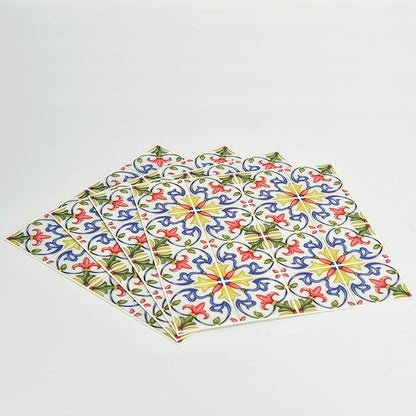 In Home NH2365 Tuscan Tile Peel & Stick Backsplash Tiles, Standard, Multicolor