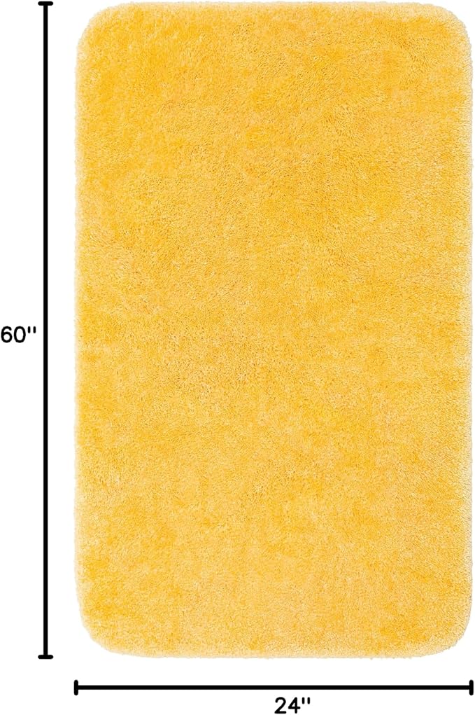 Mohawk Home Goliath Machine Washable Bath Mat 2' x 5' Yellow
