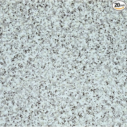 Nexus Self Adhesive 12-Inch Vinyl Floor Tiles, 20 Tiles - 12'' x 12'', Mineral Speckle - Peel & Stick, DIY Flooring for Kitchen, Dining Room, Bedrooms & Bathrooms by Achim Home Decor, Grey