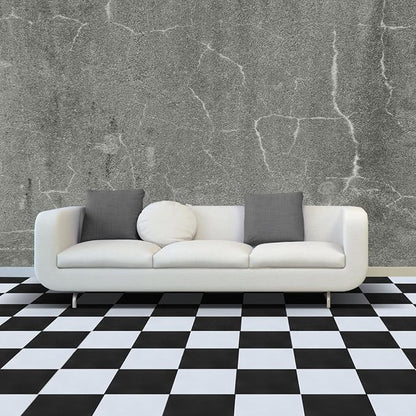 Spiareal 48 Pieces Peel and Stick Floor Tiles Vinyl Flooring 12 x 12 Inch Stick on Floor Tile Self Adhesive Waterproof DIY for Bathroom Kitchen Bedroom Living Room(Plaid)