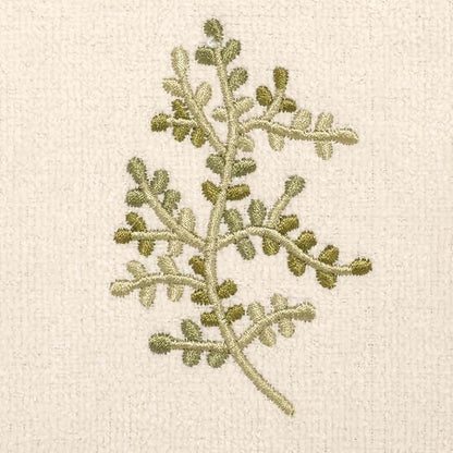 Avanti Linens Greenwood Fingertip Towel, Ivory, 18.00" x 11.00"