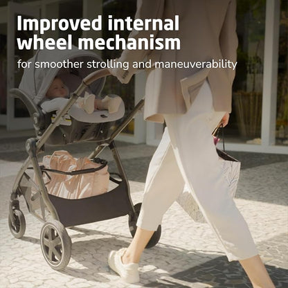 Maxi-Cosi Zelia 2 Luxe 5-in-1 Modular Travel System, New Hope Grey