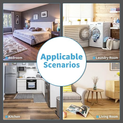Art3d 60-Pack Herringbone Peel and Stick Floor Planks, 12 x 12 in, Grey | Premium Vinyl, Self-Adhesive, Waterproof, Wood Grain, Fade-Resistant, Scratch-Proof, Ideal for Kitchen, Dining Room, Bedrooms