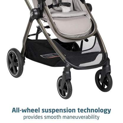 Maxi-Cosi Zelia 2 Luxe 5-in-1 Modular Travel System, New Hope Tan