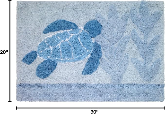 Avanti Linens - Coastal Rug 20x30, Soft, Non-Slip & Absorbent Cotton | Soft & Absorbent Cotton, Coastal Design, Non-Slip Backing, Machine Washable, Everyday Comfort