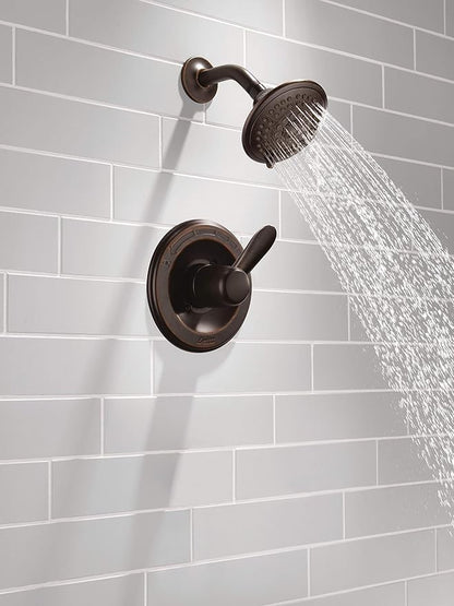 Delta Lahara 14 Series 5-Setting Shower Faucet Set, Oil Rubbed Bronze Shower Head and Handle Set, Valve Trim Kit, Venetian Bronze T14238-RB (Valve Not Included)
