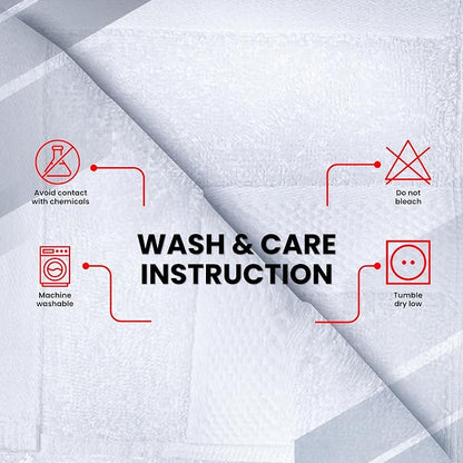Infinitee Xclusives 100% Cotton Luxury Wash Cloths for Showering - 12 Pack | Washcloths [13x13] - Soft and Absorbent Face Towels for Bathroom Wash Clothes - Gym, Spa & Hotel Use