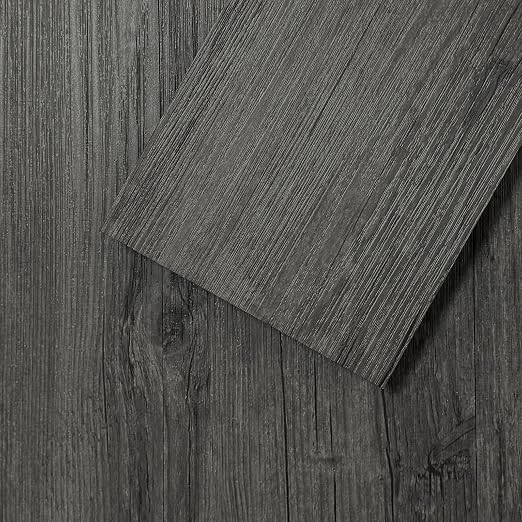 MULGREAT Peel and Stick Floor Tile, 54 Sq.Ft Self Adhesive Vinyl Flooring Plank, 36 Pieces Waterproof Heavy Duty Wood Grain Tiles, 36"x6" DIY Planks for Apartment Bathroom, Wooden Knot Pattern