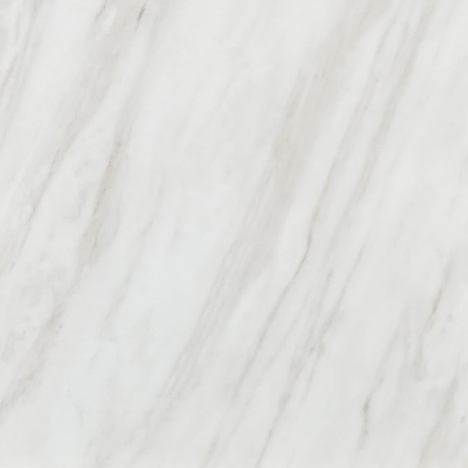 Daltile Perpetuo 24" x 24" Marble Look Porcelain Floor Tile in Polished Timeless White for Kitchen, Bathroom, Living Room Floors | (4 PC Per Carton) (15.2 SQFT Per Carton)