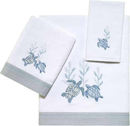 Avanti Linens Caicos Bath Towel, Optic White