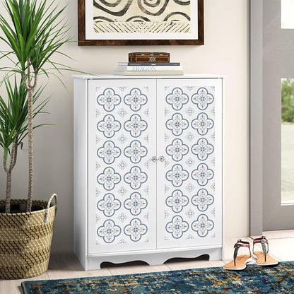 Peel & Stick Tile Stickers 12 PCS Self Adhesive Backsplash Decorative Wall Stickers for Kitchen Bathroom Tile Decals Waterproof & Removable 6" x 6" (Gray Flower)