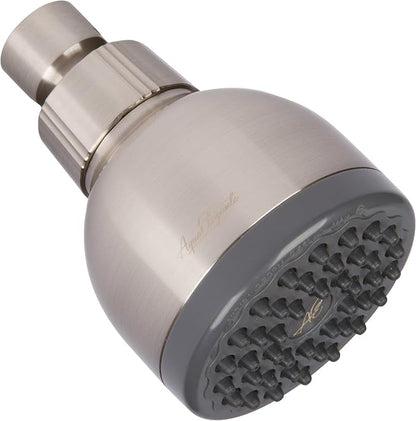 High Pressure Shower Head - 1.8 GPM - Brushed Nickel | Best 3 Inch Wall Mount Bathroom Showerhead For Boosting Low Flow With Anti-Clog Nozzles, Adjustable Brass Ball Joint