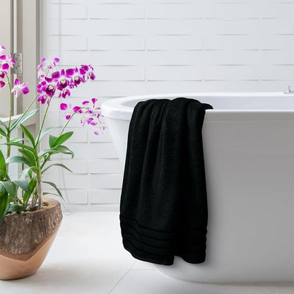 Avalon Towels Bath Towels Set of 4, Size 30 x 60 Inches, Highly Soft and Absorbent, Quick Drying, Lightweight, Perfect for Daily Use