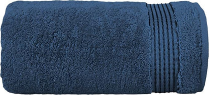 Elegant Comfort Premium Super Soft Highly Absorbent 1 Piece Oversized Bath Sheet - 40" x 80" inch, Luxurious Hotel Spa Quality 100% Turkish Cotton Extra Large Bath Towels for Adults, Navy Blue