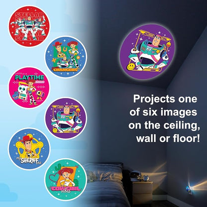 Projectables Toy Story Night Light with Dusk to Dawn Sensor | Plug In Night Light for Kids Room, Nursery, and Children's Bedroom, Toy Story Room Décor, UL Certified, Energy Efficient