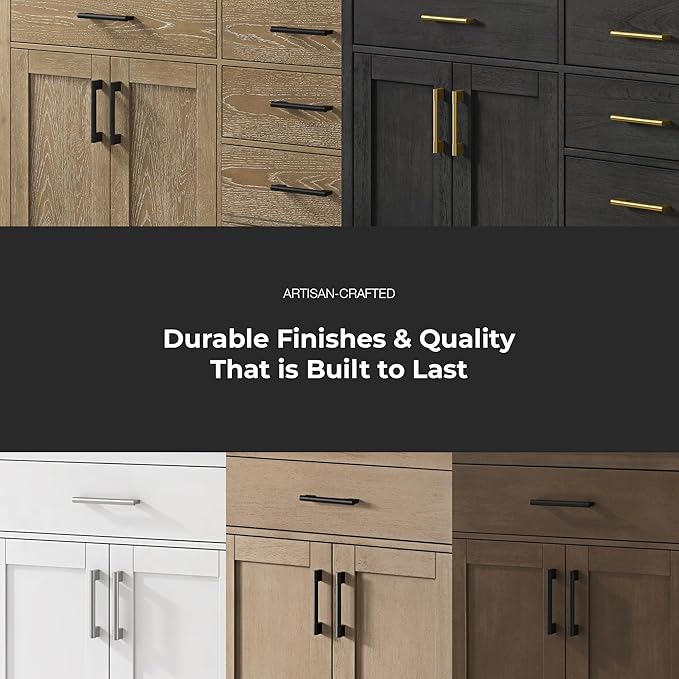 OVE Decors Bailey 72 in. Double Sink Freestanding Matte Black Wood Bathroom Vanity with White Quartz Top, Matching Backsplash and Power Bar