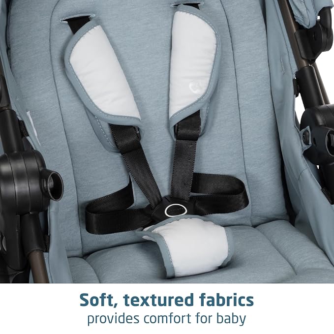 Maxi-Cosi Zelia 2 Luxe 5-in-1 Modular Travel System, New Hope Grey