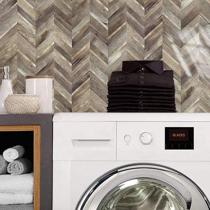 STICKGOO Herringbone Tile Peel and Stick Backsplash for Kitchen&Bathroom