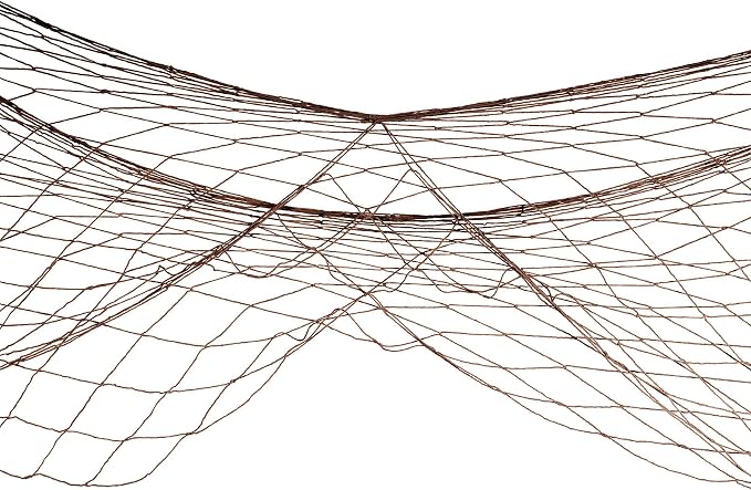 Beistle Decorative Fish Netting, 4 by 12-Feet,Brown