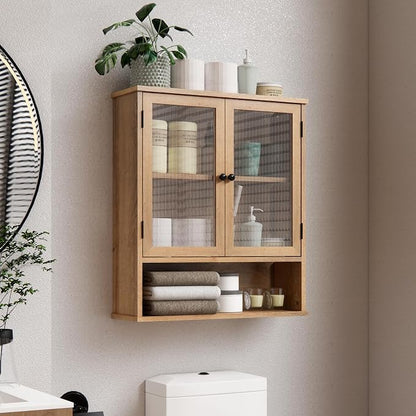 Bathroom Medicine Cabinet, Bathroom Wall Cabinet, Bathroom Cabinet Wall Mount, Medicine Cabinets for Bathroom with Glass Door