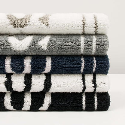 Mohawk Home His Casual Novelty; Solid Navy Blue 1' 5" X 2' Bath Mat Perfect for Bathroom