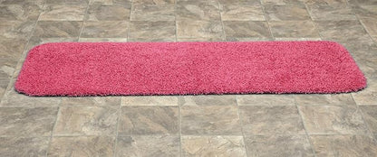 Garland Rug Jazz Nylon Washable 22 in. x 60 in. Pink Bath Rug Soft, Absorbent, and Stylish for Your Bathroom