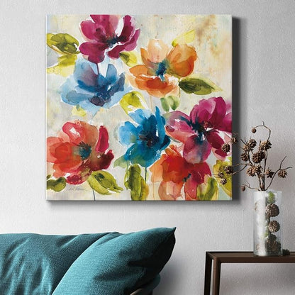 Renditions Gallery Color My World Wall Art, Premium Gallery Wrapped Canvas Decor, Ready to Hang, 24 in H x 24 in W, Made in America Print