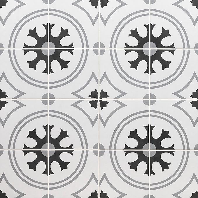 MSI Tanzania Encaustic 8 in. x 8 in. Sample Porcelain Wall Tile for Bathroom, Floor and Kitchen Backsplash
